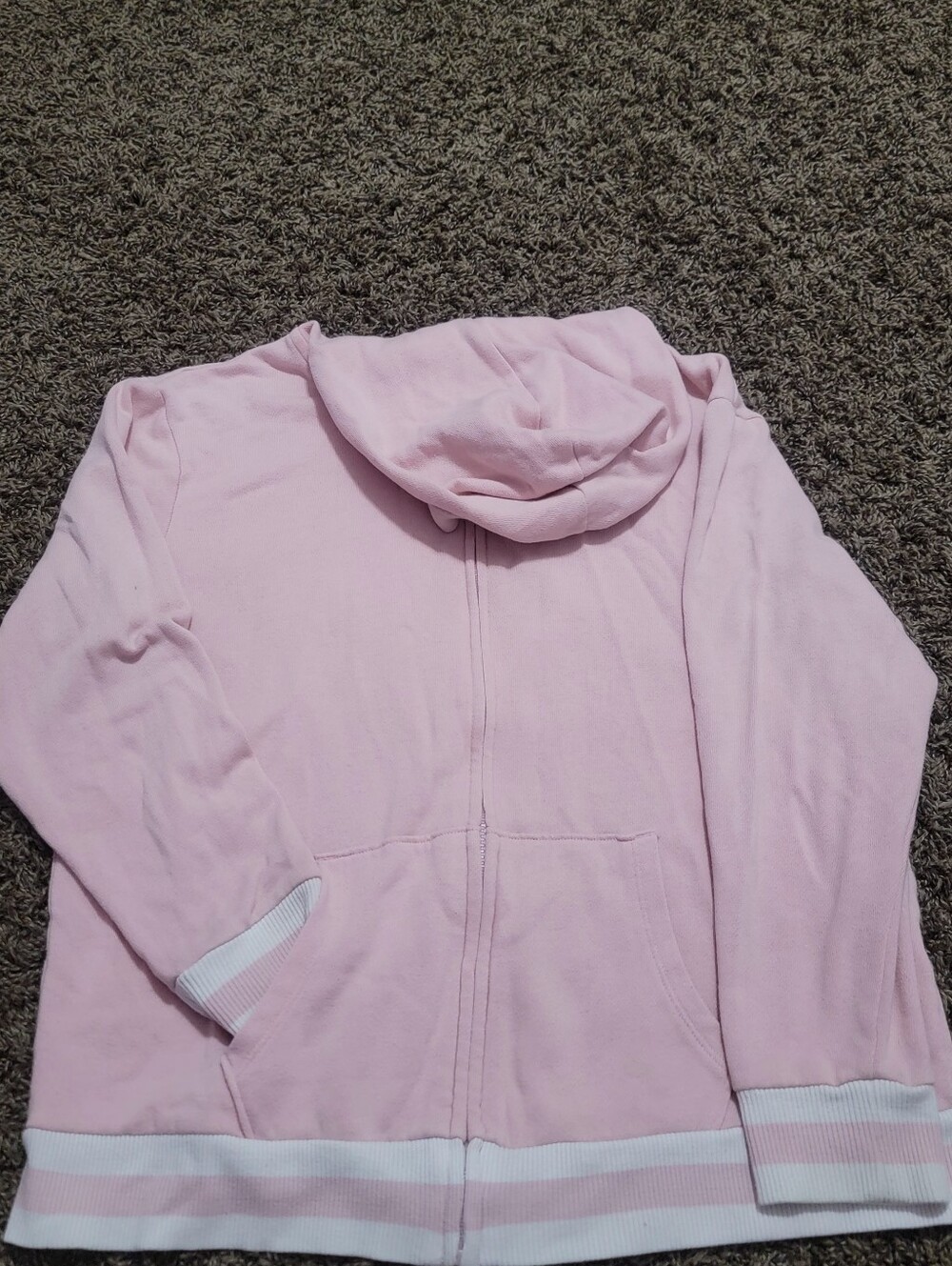 wonder nation Pink Hooded Varsity Jacket